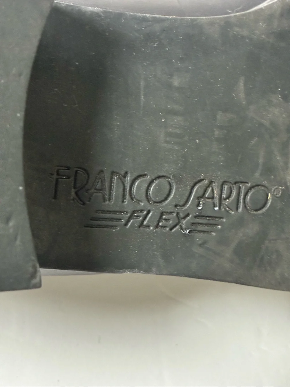 Franco Sarto Black Leather Slip-On Loafers - Picture 7 of 10